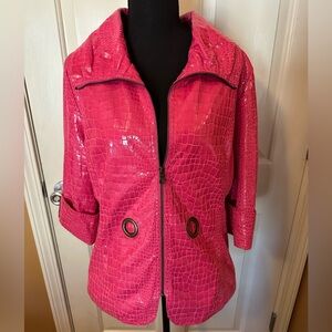 Berek Women's Vibrant Croc-Embossed Jacket